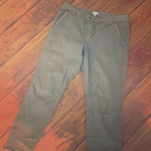 Green Madewell Straight-Leg Trousers - Size 10